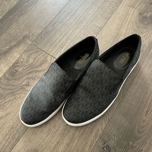 Michael Kors Black Slip-On Loafers